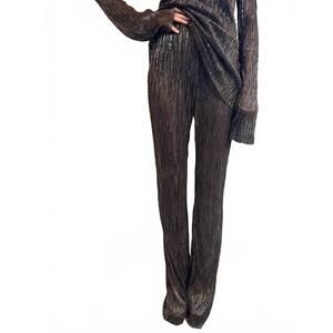 NEW CALA DE LA CRUZ dries pants in caviar